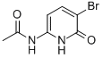 N-(5-BROMO-1,6-DIHYDRO-6-OXO-2-PYRIDINYL)-ACETAMIDE Struktur