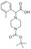 2-(4-BOC-PIPERAZINYL)-2-(2-METHYLPHENYL)ACETIC ACID Struktur