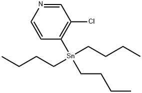 3-Chloro-4-(tributylstannyl)pyridine Struktur