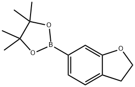 2-(2,3-DIHYDROBENZOFURAN-6-YL)-4,4,5,5-TETRAMETHYL-1,3,2-DIOXABOROLANE Struktur