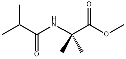 Alanine,  2-methyl-N-(2-methyl-1-oxopropyl)-,  methyl  ester Struktur