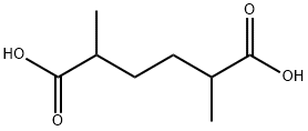 2,5-DIMETHYLHEXANEDIOIC ACID Structure