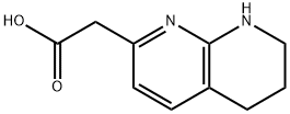 (5,6,7,8-TETRAHYDRO-[1,8]NAPHTHYRIDIN-2-YL)-ACETIC ACID Structure