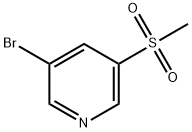 3-Bromo-5-(methylsulphonyl)pyridine Struktur