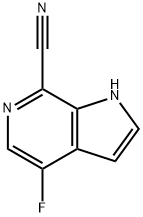 1H-Pyrrolo[2,3-c]pyridine-7-carbonitrile,4-fluoro-(9CI) Struktur