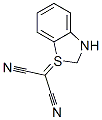 Propanedinitrile, 2(3H)-benzothiazolylidene- (9CI) Struktur