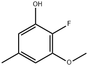 Phenol, 2-fluoro-3-methoxy-5-methyl- (9CI) Struktur