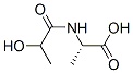 Alanine, N-(2-hydroxy-1-oxopropyl)- (9CI) Struktur