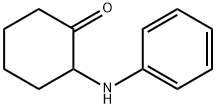 Cyclohexanone, 2-anilino- Struktur