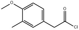 2-(4-Methoxy-3-methylphenyl)acetyl chloride Struktur