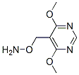 Pyrimidine, 5-[(aminooxy)methyl]-4,6-dimethoxy- (9CI) Struktur