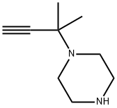 Piperazine, 1-(1,1-dimethyl-2-propynyl)- (9CI) Struktur