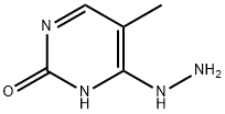 2,4(1H,3H)-Pyrimidinedione, 5-methyl-, 4-hydrazone (9CI) Struktur