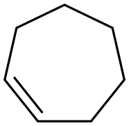 (E)-1-Cycloheptene Struktur