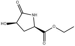 D-Proline, 4-hydroxy-5-oxo-, ethyl ester, (4R)- (9CI) Struktur