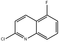 2-CHLORO-5-FLUOROQUINOLINE Structure