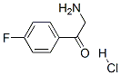 2-氨基-4'-氟苯乙酮鹽酸鹽 結(jié)構(gòu)式