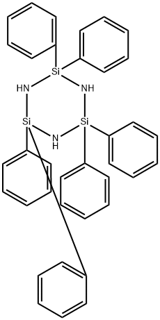 六苯基環(huán)三硅氮烷, 4570-25-6, 結構式