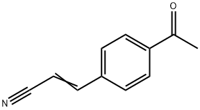 2-Propenenitrile, 3-(4-acetylphenyl)- (9CI) Struktur