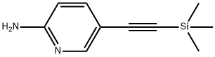 2-amino-5-trimethylsilanylethynylpyridine Struktur