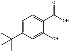 4-tert-butyl-2-hydroxybenzoic acid Struktur