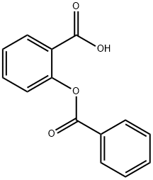 2-benzoyloxybenzoic acid  Struktur