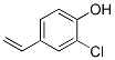 Phenol,  2-chloro-4-ethenyl- Struktur