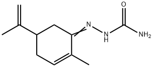 p-Mentha-6(1),8-dien-2-one semicarbazone Struktur