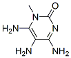 2(1H)-Pyrimidinone,  4,5,6-triamino-1-methyl- Struktur