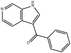 3-benzoyl-6-azaindole Struktur