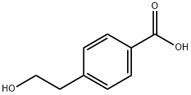 4-(2-hydroxyethyl)benzoic acid  Struktur