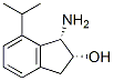 1H-Inden-2-ol,1-amino-2,3-dihydro-7-(1-methylethyl)-,(1S,2R)-(9CI) Struktur