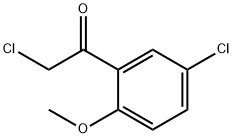 Ethanone, 2-chloro-1-(5-chloro-2-methoxyphenyl)- (9CI) Struktur