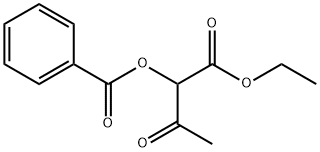 Butanoic acid, 2-(benzoyloxy)-3-oxo-, ethyl ester Struktur