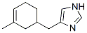 1H-Imidazole,  4-[(3-methyl-3-cyclohexen-1-yl)methyl]-  (9CI) Struktur