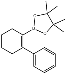 4,4,5,5-TETRAMETHYL-2-(2-PHENYL-1-CYCLOHEXEN-1-YL)-1,3,2-DIOXABOROLANE Struktur