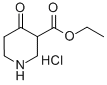 ETHYL 4-PIPERIDONE-3-CARBOXYLATE HYDROCHLORIDE Structure