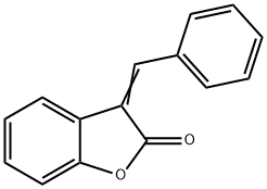 3-(Phenylmethylene)benzofuran-2(3H)-one Struktur