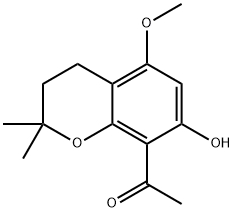 3,4-Dihydro-2,2-dimethyl-5-methoxy-8-acetyl-2H-1-benzopyran-7-ol