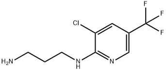 N-1-[3-CHLORO-5-(TRIFLUOROMETHYL)PYRIDIN-2-YL]PROPANE-1,3-DIAMINE Struktur