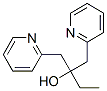 1-pyridin-2-yl-2-(pyridin-2-ylmethyl)butan-2-ol Struktur