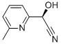 2-Pyridineacetonitrile,alpha-hydroxy-6-methyl-,(alphaR)-(9CI) Struktur