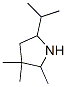 Pyrrolidine, 2,3,3-trimethyl-5-(1-methylethyl)- (9CI) Struktur