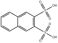 2,3-Naphthalenedisulfonic acid Struktur