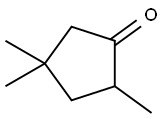 2,4,4-TRIMETHYLCYCLOPENTANONE Struktur