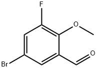 5-Bromo-3-fluoro-2-methoxybenzaldehyde Struktur