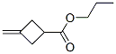 Cyclobutanecarboxylic acid, 3-methylene-, propyl ester (9CI) Struktur