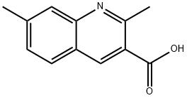 2,7-DIMETHYLQUINOLINE-3-CARBOXYLIC ACID Struktur