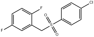 2-((4-chlorophenylsulfonyl)methyl)-1,4-difluorobenzene