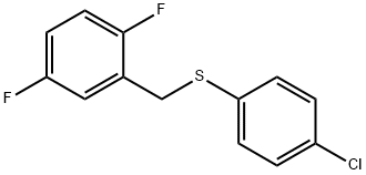 (4-chlorophenyl)(2,5-difluorobenzyl)sulfane